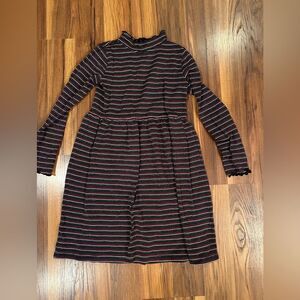 Stripe Lurex Rib Dress Hanna Andersson size 12